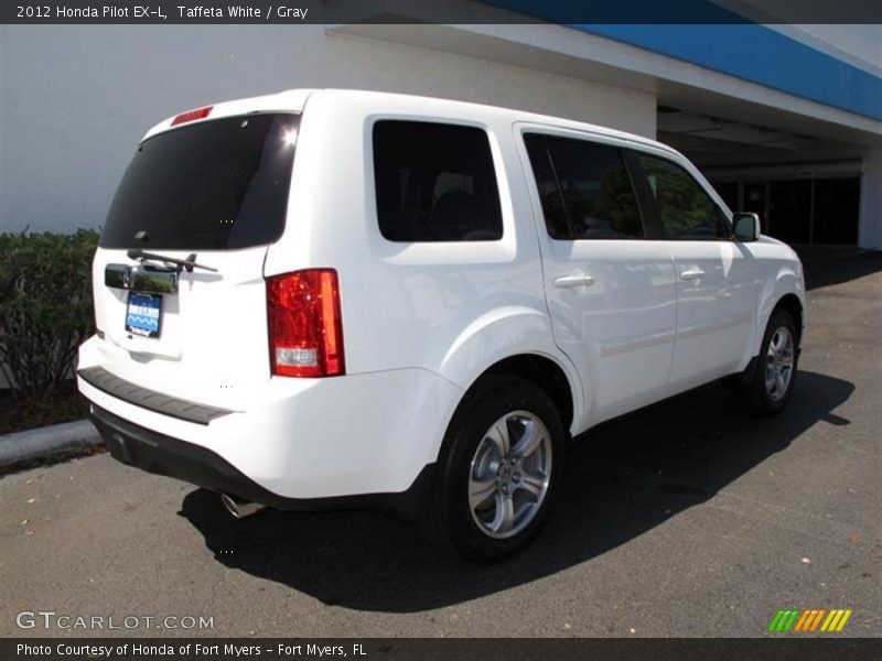 Taffeta White / Gray 2012 Honda Pilot EX-L