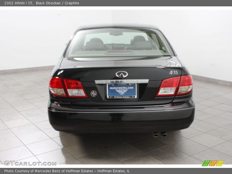 Black Obsidian / Graphite 2002 Infiniti I 35