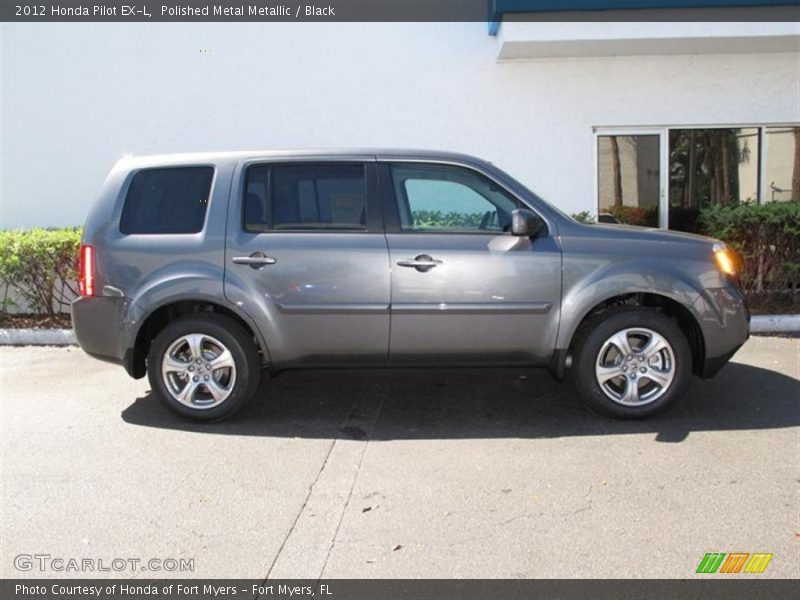 Polished Metal Metallic / Black 2012 Honda Pilot EX-L