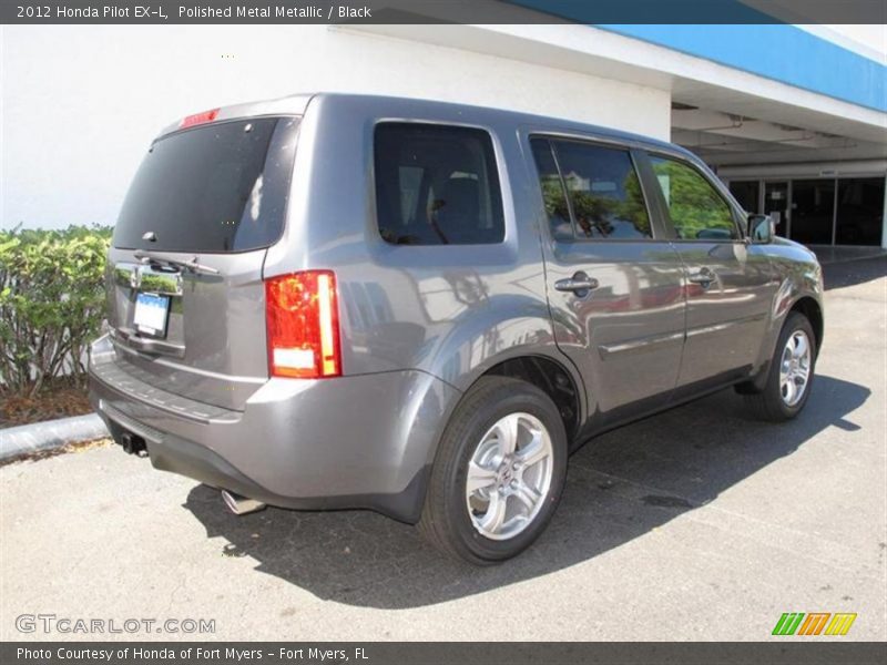 Polished Metal Metallic / Black 2012 Honda Pilot EX-L