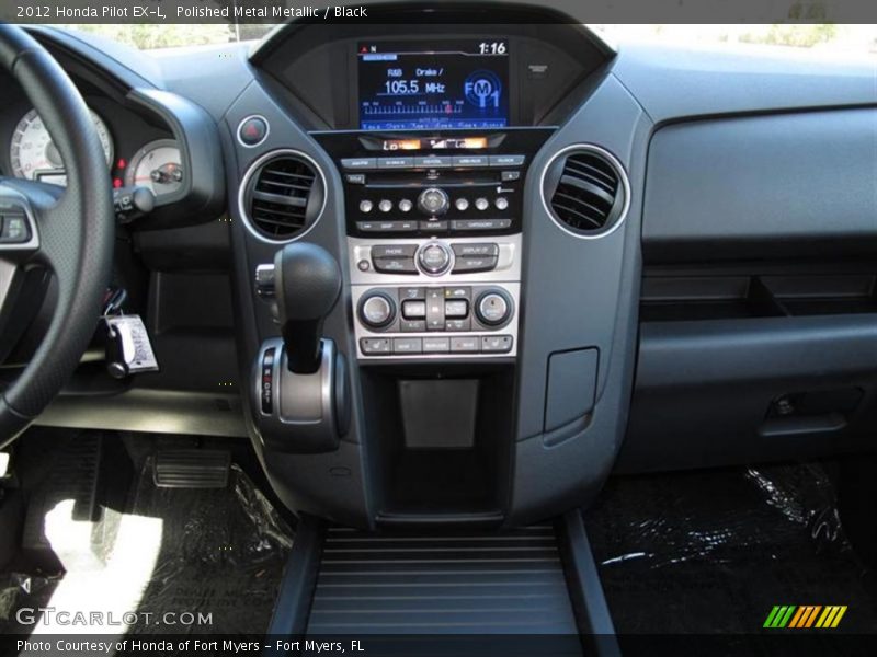 Polished Metal Metallic / Black 2012 Honda Pilot EX-L