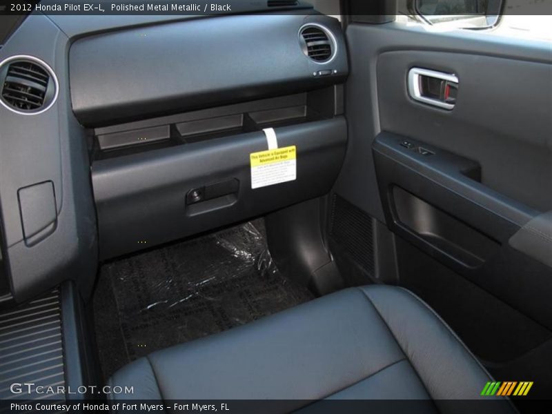Polished Metal Metallic / Black 2012 Honda Pilot EX-L