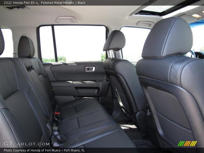 Polished Metal Metallic / Black 2012 Honda Pilot EX-L