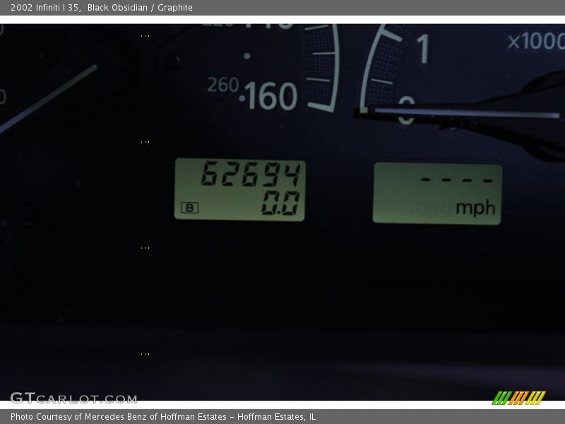 Black Obsidian / Graphite 2002 Infiniti I 35