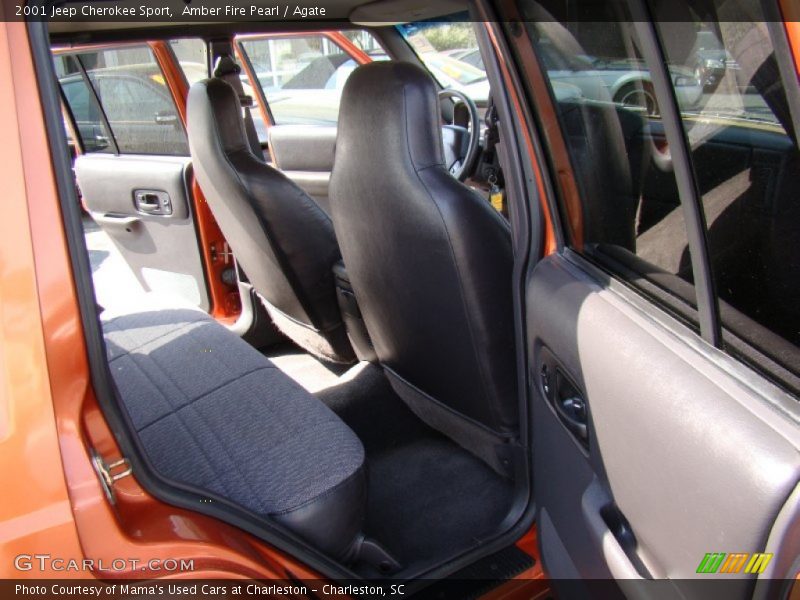 Amber Fire Pearl / Agate 2001 Jeep Cherokee Sport