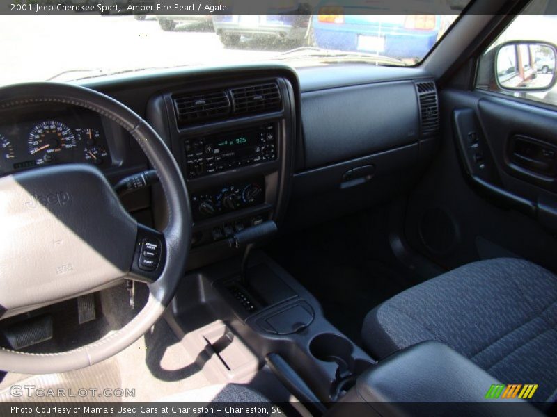Amber Fire Pearl / Agate 2001 Jeep Cherokee Sport