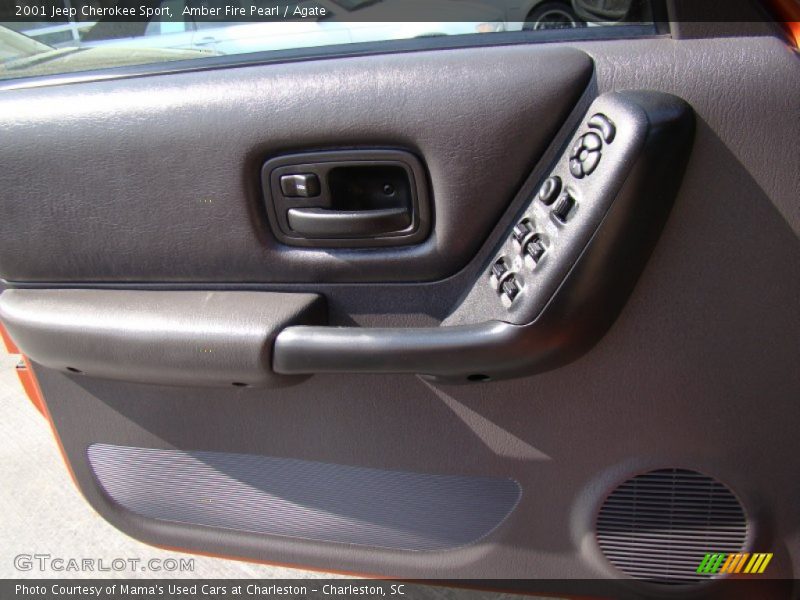 Amber Fire Pearl / Agate 2001 Jeep Cherokee Sport