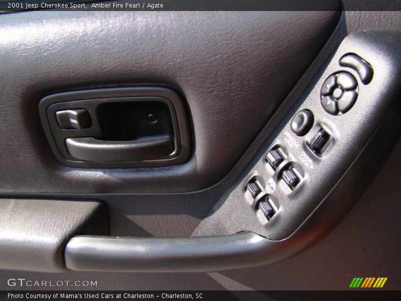 Amber Fire Pearl / Agate 2001 Jeep Cherokee Sport