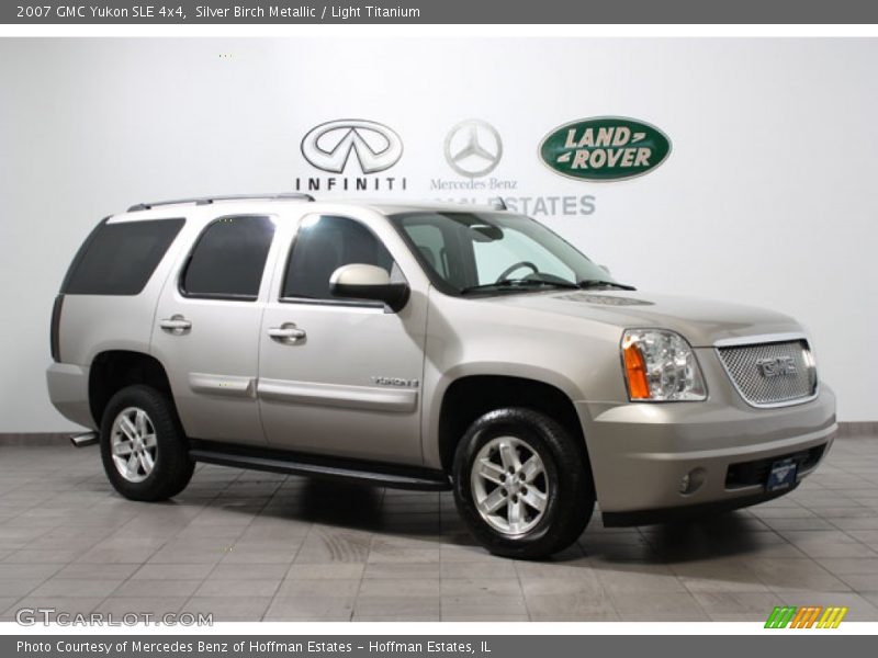 Silver Birch Metallic / Light Titanium 2007 GMC Yukon SLE 4x4