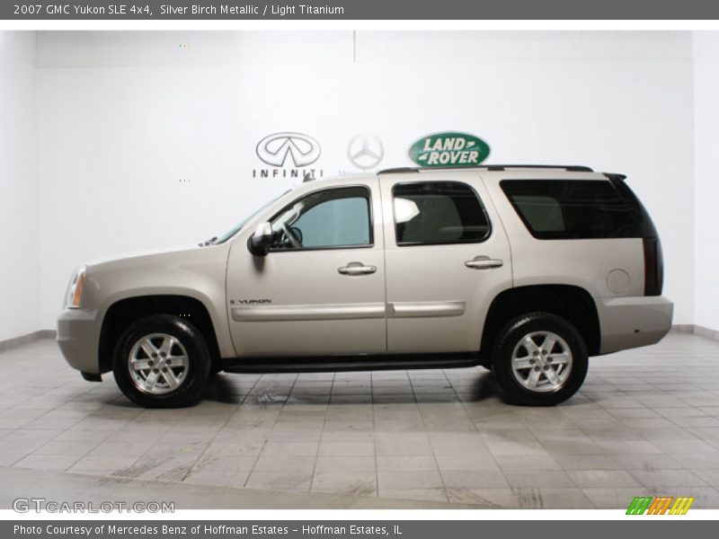 Silver Birch Metallic / Light Titanium 2007 GMC Yukon SLE 4x4