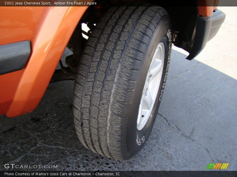 Amber Fire Pearl / Agate 2001 Jeep Cherokee Sport