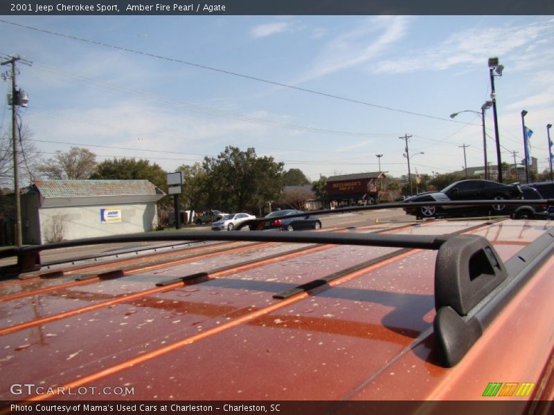 Amber Fire Pearl / Agate 2001 Jeep Cherokee Sport