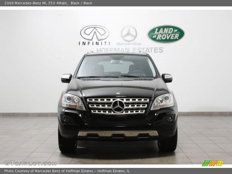 Black / Black 2009 Mercedes-Benz ML 350 4Matic