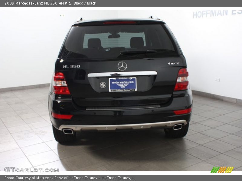 Black / Black 2009 Mercedes-Benz ML 350 4Matic
