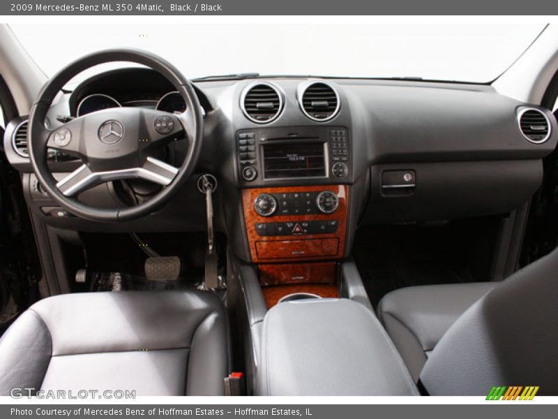 Black / Black 2009 Mercedes-Benz ML 350 4Matic