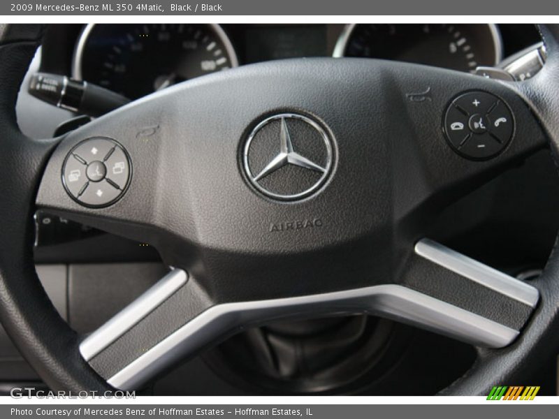 Black / Black 2009 Mercedes-Benz ML 350 4Matic