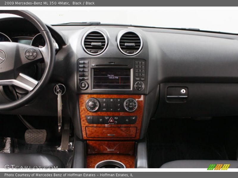 Black / Black 2009 Mercedes-Benz ML 350 4Matic