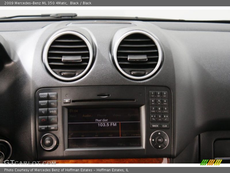 Black / Black 2009 Mercedes-Benz ML 350 4Matic