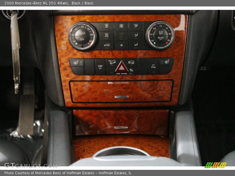 Black / Black 2009 Mercedes-Benz ML 350 4Matic