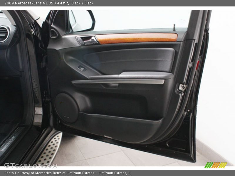 Black / Black 2009 Mercedes-Benz ML 350 4Matic