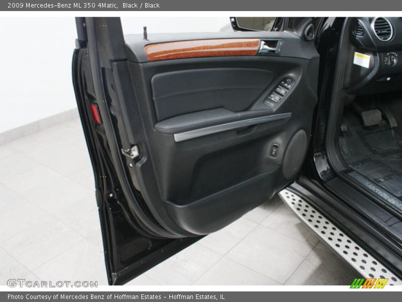 Black / Black 2009 Mercedes-Benz ML 350 4Matic