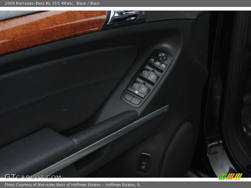 Black / Black 2009 Mercedes-Benz ML 350 4Matic