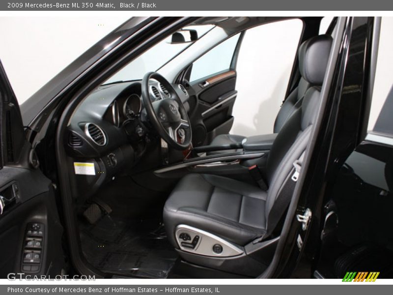 Black / Black 2009 Mercedes-Benz ML 350 4Matic