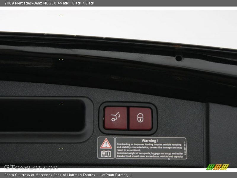 Black / Black 2009 Mercedes-Benz ML 350 4Matic