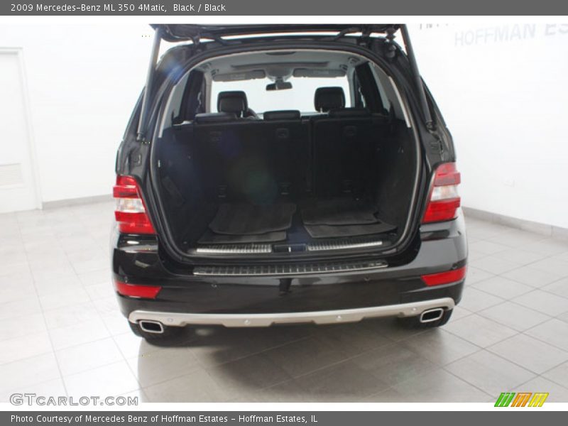 Black / Black 2009 Mercedes-Benz ML 350 4Matic