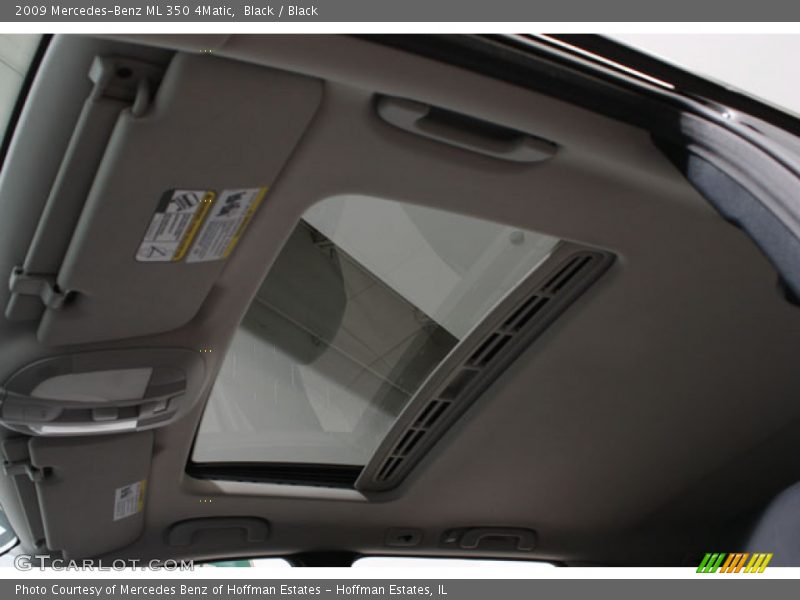 Black / Black 2009 Mercedes-Benz ML 350 4Matic