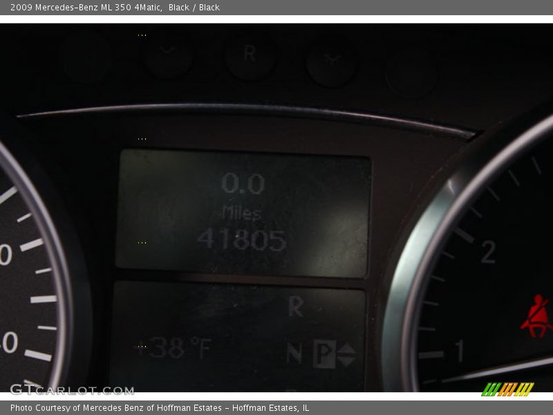 Black / Black 2009 Mercedes-Benz ML 350 4Matic