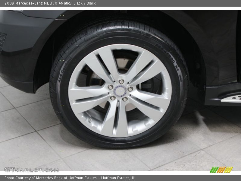Black / Black 2009 Mercedes-Benz ML 350 4Matic
