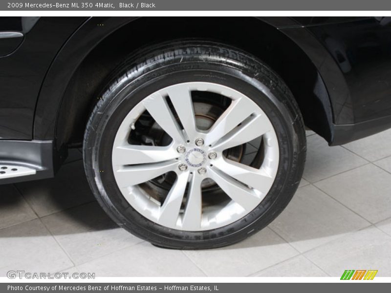 Black / Black 2009 Mercedes-Benz ML 350 4Matic