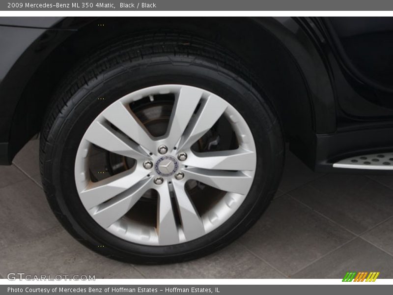 Black / Black 2009 Mercedes-Benz ML 350 4Matic