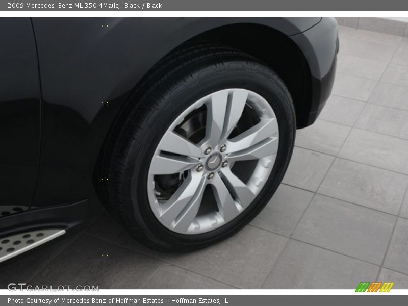 Black / Black 2009 Mercedes-Benz ML 350 4Matic