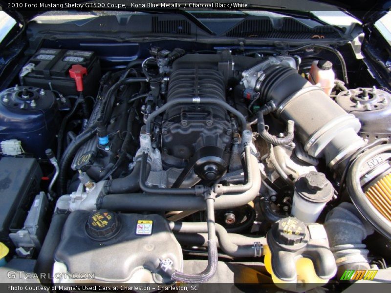  2010 Mustang Shelby GT500 Coupe Engine - 5.4 Liter Supercharged DOHC 32-Valve VVT V8