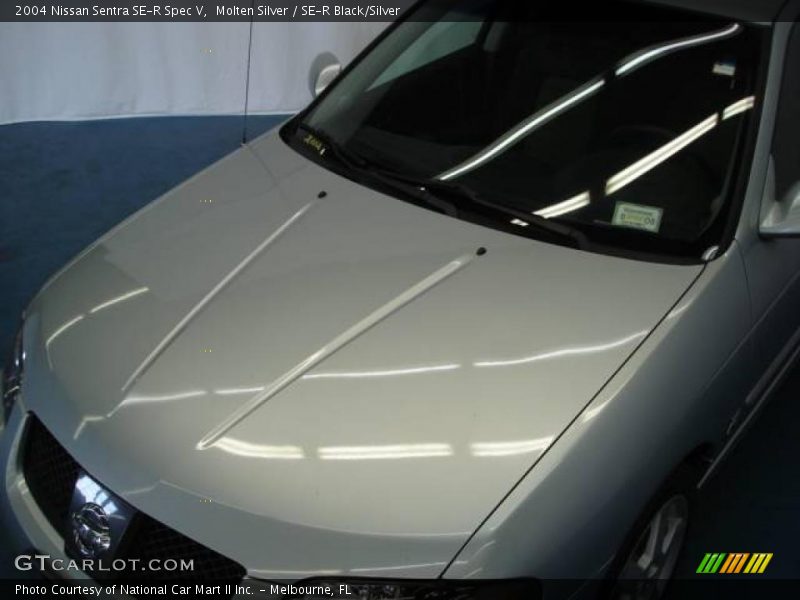Molten Silver / SE-R Black/Silver 2004 Nissan Sentra SE-R Spec V