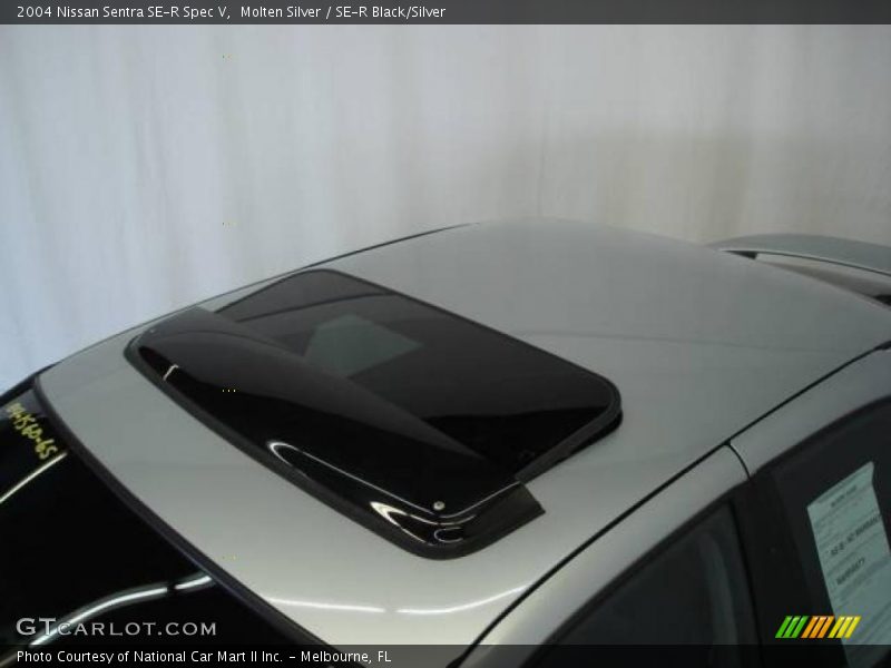 Molten Silver / SE-R Black/Silver 2004 Nissan Sentra SE-R Spec V
