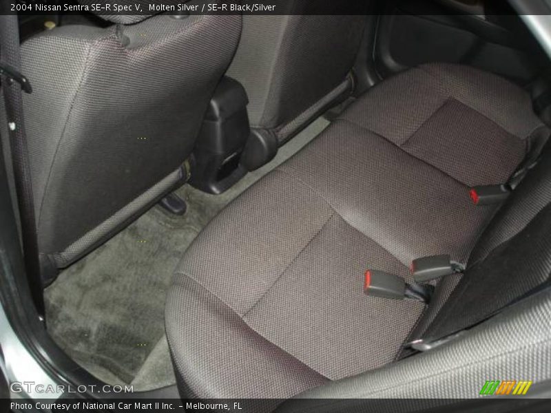 Molten Silver / SE-R Black/Silver 2004 Nissan Sentra SE-R Spec V