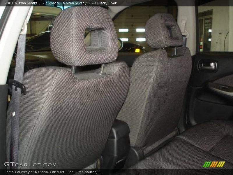 Molten Silver / SE-R Black/Silver 2004 Nissan Sentra SE-R Spec V