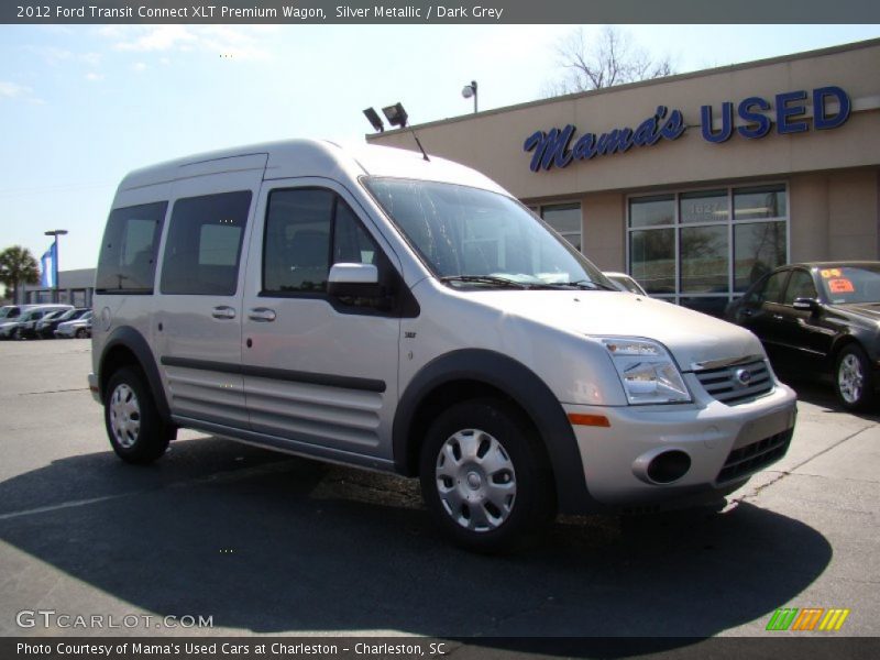 Silver Metallic / Dark Grey 2012 Ford Transit Connect XLT Premium Wagon