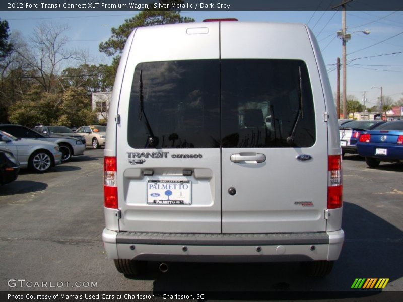 Silver Metallic / Dark Grey 2012 Ford Transit Connect XLT Premium Wagon