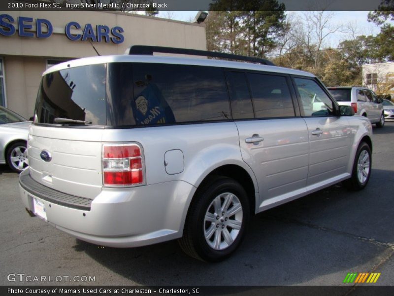 Ingot Silver Metallic / Charcoal Black 2010 Ford Flex SE