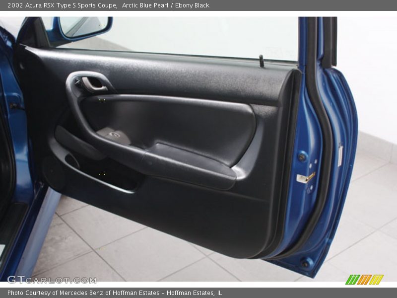 Arctic Blue Pearl / Ebony Black 2002 Acura RSX Type S Sports Coupe