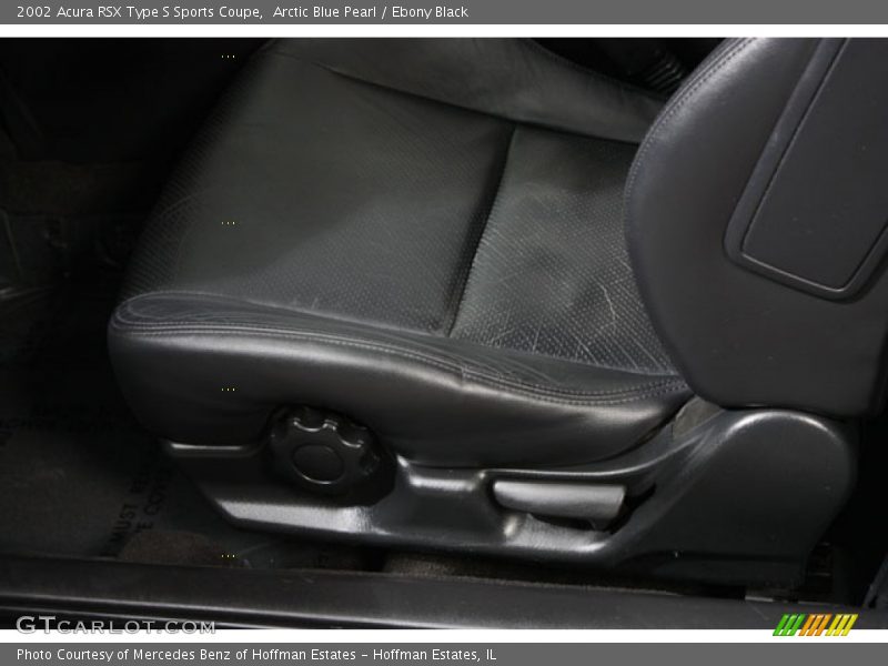 Arctic Blue Pearl / Ebony Black 2002 Acura RSX Type S Sports Coupe