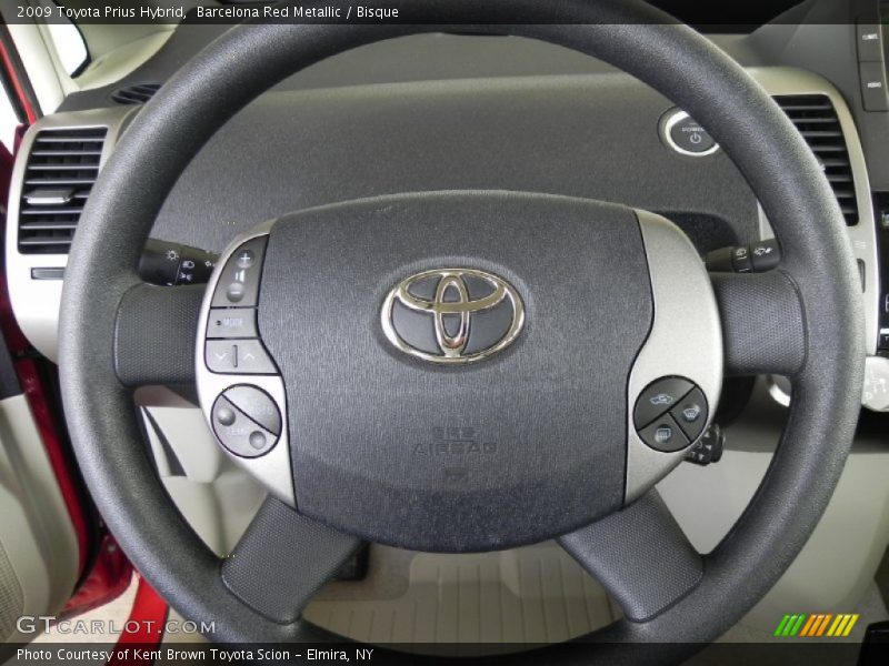 Barcelona Red Metallic / Bisque 2009 Toyota Prius Hybrid