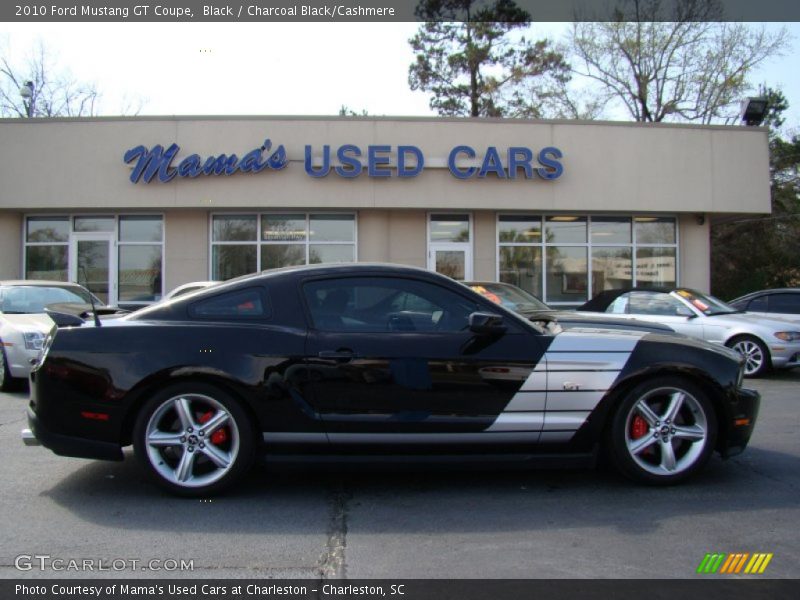 Black / Charcoal Black/Cashmere 2010 Ford Mustang GT Coupe