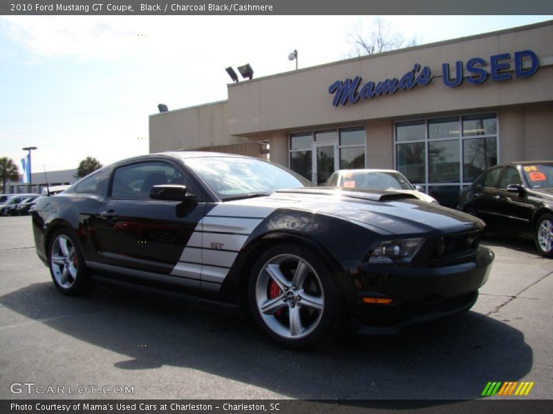 Black / Charcoal Black/Cashmere 2010 Ford Mustang GT Coupe
