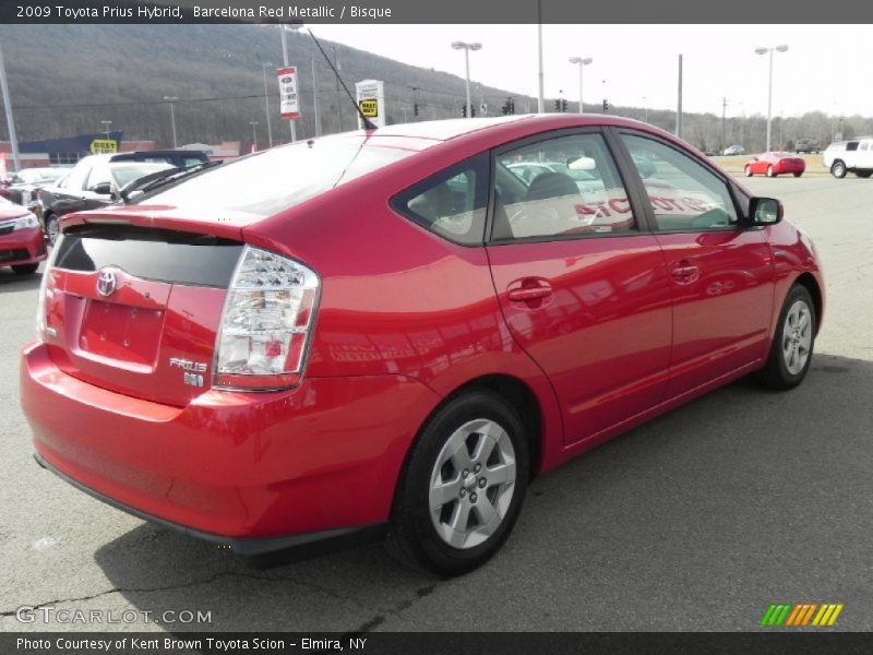 Barcelona Red Metallic / Bisque 2009 Toyota Prius Hybrid