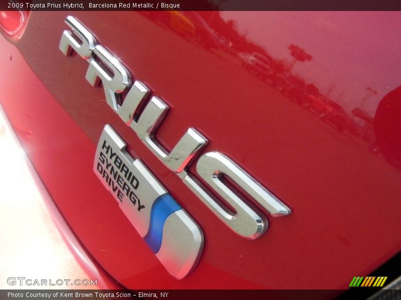 Barcelona Red Metallic / Bisque 2009 Toyota Prius Hybrid
